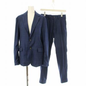 TRチェックスペシャルセットアップ スーツ ジャケット パンツ M 紺 21010312300410 /OR