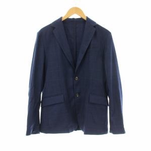 EDIFICE TRチェックスペシャルセットアップ スーツ ジャケット パンツ M 紺 21010312300410 /OR