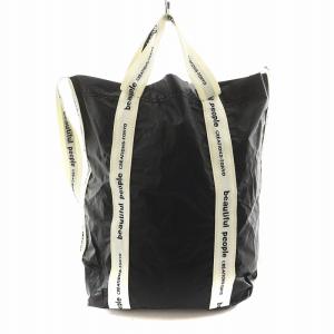 beautiful people ショルダーバッグ ハンドバッグ ロゴ 黒 ブラック 白 ホワイト 1945611935 /AN9