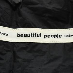 beautiful people ショルダーバッグ ハンドバッグ ロゴ 黒 ブラック 白 ホワイト 1945611935 /AN9