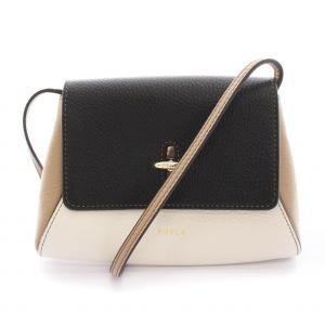 NET MINI CROSSBODY クロスボディ ショルダーバッグ レザー 黒 白 ブラウンベージュ