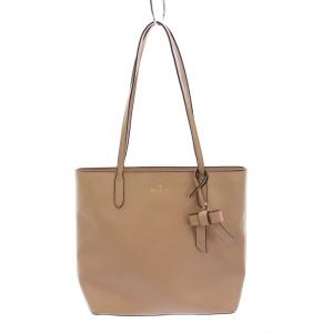 トートバッグ レザー ピンクベージュ /YM