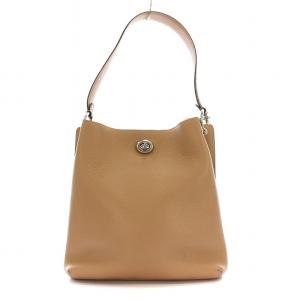 COACH チャーリー ショルダーバッグ 2WAY ハンドバッグ レザー ベージュ 93980 /YM