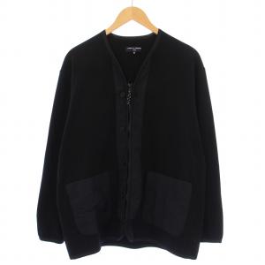 ノーカラージャケット M ブラック