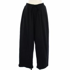 24SS SWEAT WIDE TUCK パンツ ワイードパンツ イージーパンツ 38 黒 24030922818020