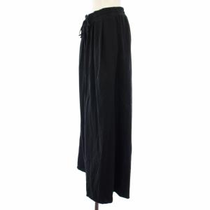 Plage 24SS SWEAT WIDE TUCK パンツ ワイードパンツ イージーパンツ 38 黒 24030922818020