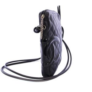 CHANEL カンボンライン ショルダーバッグ ココマーク ブラック 10番台