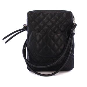 CHANEL カンボンライン ショルダーバッグ ココマーク ブラック 10番台