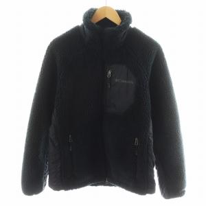 アーチャーリッジジャケット フリースジャケット ロゴ M 黒 ブラック PM3743 /AN48