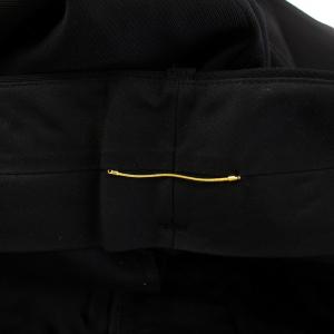 Deuxieme Classe exquisite エクスクイジットパンツ スラックス ストレート ジップフライ ウール 36 黒 ブラック