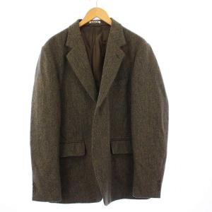 23AW BRITISH WOOL TWEED OVER JACKET ブラウン