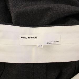 L'Appartement GENTLEMAN PANTS ジェントルマンパンツ テーパード スラックス ジップフライ ストレッチ