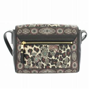 ETRO ショルダーバッグ PVCレザー ペイズリー柄 レオパード柄 1H719