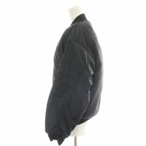 adidas Originals LONG BOMBER ブルゾン ジャンパー 中綿 ロゴ アウター XS 黒 ブラック FL0048 /AN33