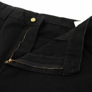 Carhartt WIP SINGLE KNEE PANT ペインターパンツ ジップフライ 34×32 黒 90075.23TRHK04663.0324