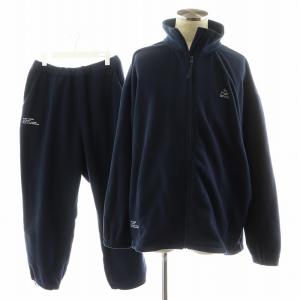FLEECE TRACKSUIT セットアップ L ネイビー