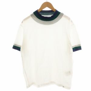 ビーコン BEACON Tシャツ カットソー 半袖 ハイネック 1 白 ホワイト 22SBM-T02232
