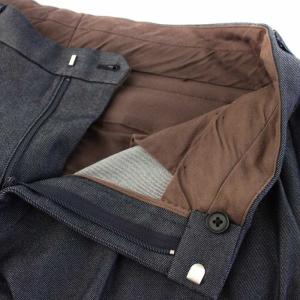 kolor テーパードタックパンツ 2 紺 21SCM-P27112S /TK