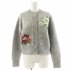 ×SEVEN TEN by MIHO KAWAHITO 21AW フラワー刺繍ニットカーディガン