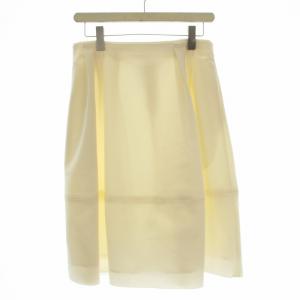 バロンスカート 38326 フレアスカート ひざ丈 42 オフホワイト 白 /G