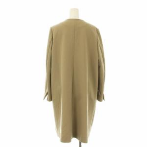 FOXEY NEW YORK COLLECTION ダブルフェイスライトウェイトコーティングフラウンスポケットコート