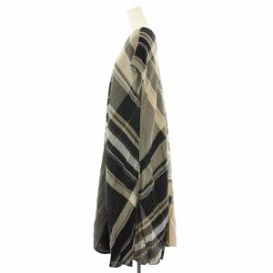 Y's ヨウジヤマモト RAYON WRINKLED PLAID フレンチスリーブドレス 