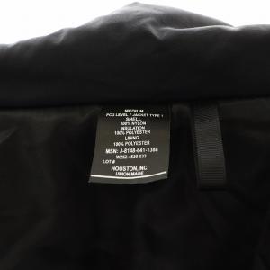 HOUSTON PCU LEVEL 7 JACKET TYPE 1 中綿ジャケット フード ナイロン アウター M 黒