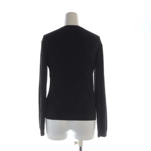 BURBERRY BLUE LABEL カーディガン ニット Vネック 長袖 38 黒 ブラック FBF03-100-09 /RO