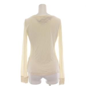 BURBERRY BLUE LABEL Tシャツ カットソー ロンT 長袖 38 アイボリー FAF41-705-02 /YM