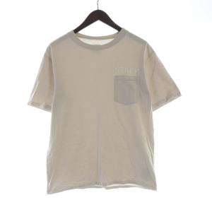 Tシャツ カットソー プリント 半袖 F ベージュ /RO