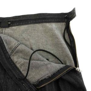 Y's ヨウジヤマモト 23SS デニムスカート ロング フレア 1 黒 ブラック YZ-S12-005 /YT