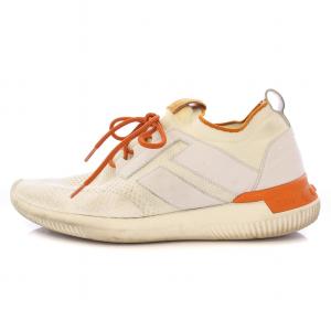 No Codeインソール Tマークソックススニーカー シューズ ローカット 厚底 バイカラー 6 白 ホワイト