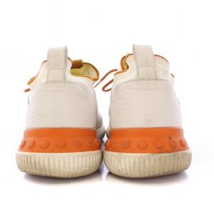 TOD'S No Codeインソール Tマークソックススニーカー シューズ ローカット 厚底 バイカラー 6 白 ホワイト