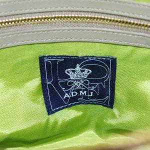 A.D.M.J. トートバッグ ハンドバッグ ショルダーバッグ レザー 紺 ネイビー /AN5