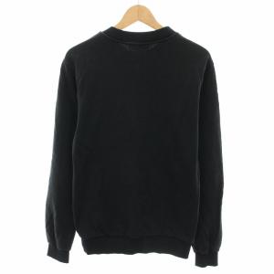 DOLCE&GABBANA スウェット トレーナー クルーネック 長袖 ロゴプリント 44 黒 ブラック G9IP8T /YT