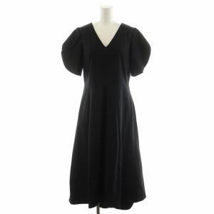 ワンピース ロング丈 半袖 36 黒 ブラック 531-7140401 /AN10