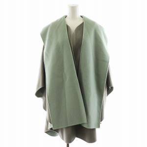 20AW 2TONEリバーフードコート 38 グレー ライトブルー