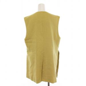 Diagram GRACE CONTINENTAL 23SS サイドスリットベスト ジレ 38 イエロー 0323257095 /YM