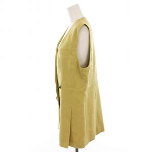 Diagram GRACE CONTINENTAL 23SS サイドスリットベスト ジレ 38 イエロー 0323257095 /YM