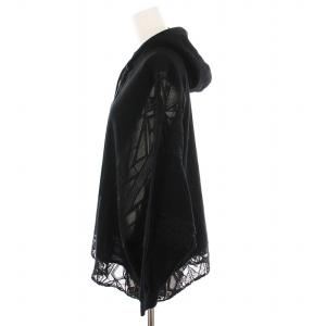 Grace Class 21SS ジップアップ レースパーカー 刺繍 長袖 36 黒 0221152171 /YM