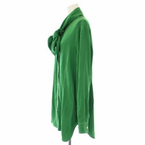 PAUL SMITH シャツ リボン ステッチ 長袖 46L 緑 BLPPIA7704 /TK