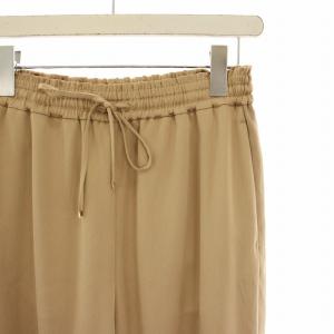 Diagram GRACE CONTINENTAL 21SS ワイドパンツ イージー 裾スリット ハイウエスト 36 ベージュ 0321211181 /HN