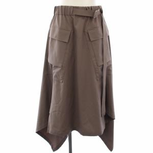 アディダス ヨウジヤマモト W CLASSIC REFINED WOOL SKIRT スカート アシンメトリー