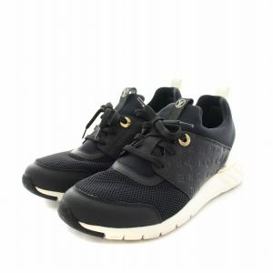 LOUIS VUITTON スニーカー 38 ブラック ホワイト