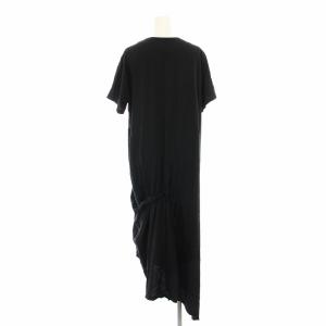 Y's ヨウジヤマモト アシンメトリードレス ワンピース 1 ブラック YZ-D06-201