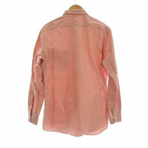 BURBERRY LONDON ボタンダウンオックスフォードシャツ 長袖 ホースマーク刺繍 L ピンク AIM40-400-88 /OR