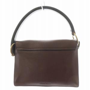 miumiu ハンドバッグ ワンハンドル レザー ブラウン