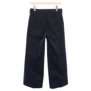 HYKE コットンチノワイドパンツ チノパン スラックス ジップフライ 2 紺 ネイビー 181-13094 /BB