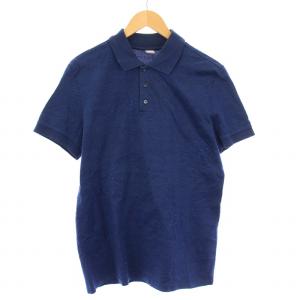 ポロシャツ M ブルー