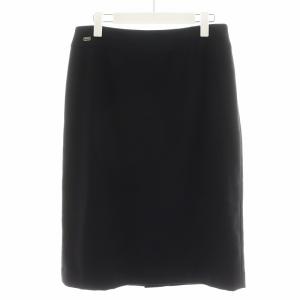 FASHION タイトスカート ひざ丈 カシミヤ 73-97 黒 ブラック 0382952 /AN41